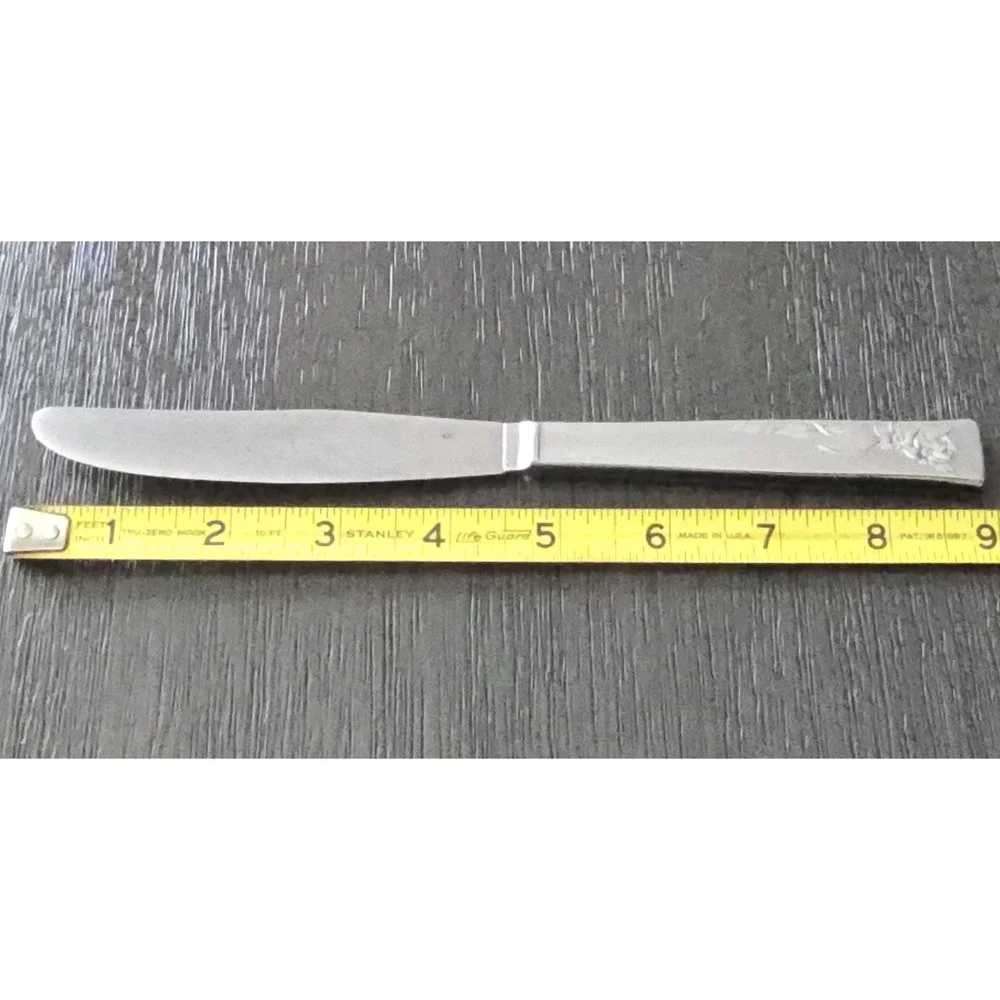 Oneida Stanhome Stainless Daffodil‎  Dinner Butter Knives Set of 4 Flatware